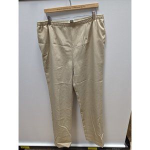 Draper & Damon's Women's Light Tan Elastic Waist Pants